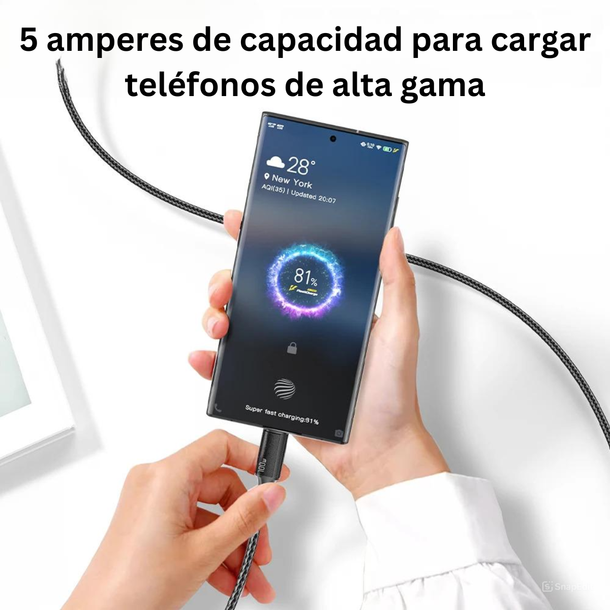 Cable 100W USB-C a USB-C
