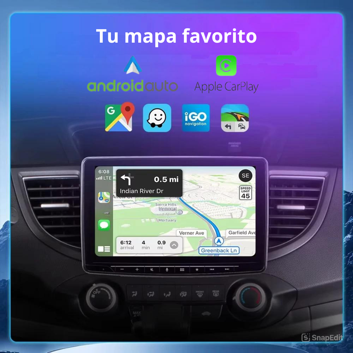 Car play & android auto inalámbrico
