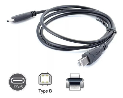 Cable Usb C A Usb 2.0 Tipo B Impresora