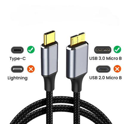 Cable USB Micro B a USB C